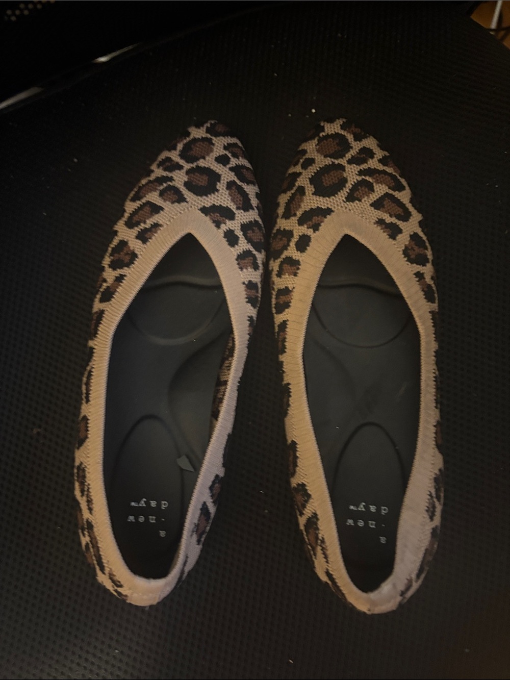 a new day Leopard-Print Ballet Flats - Beige and Black